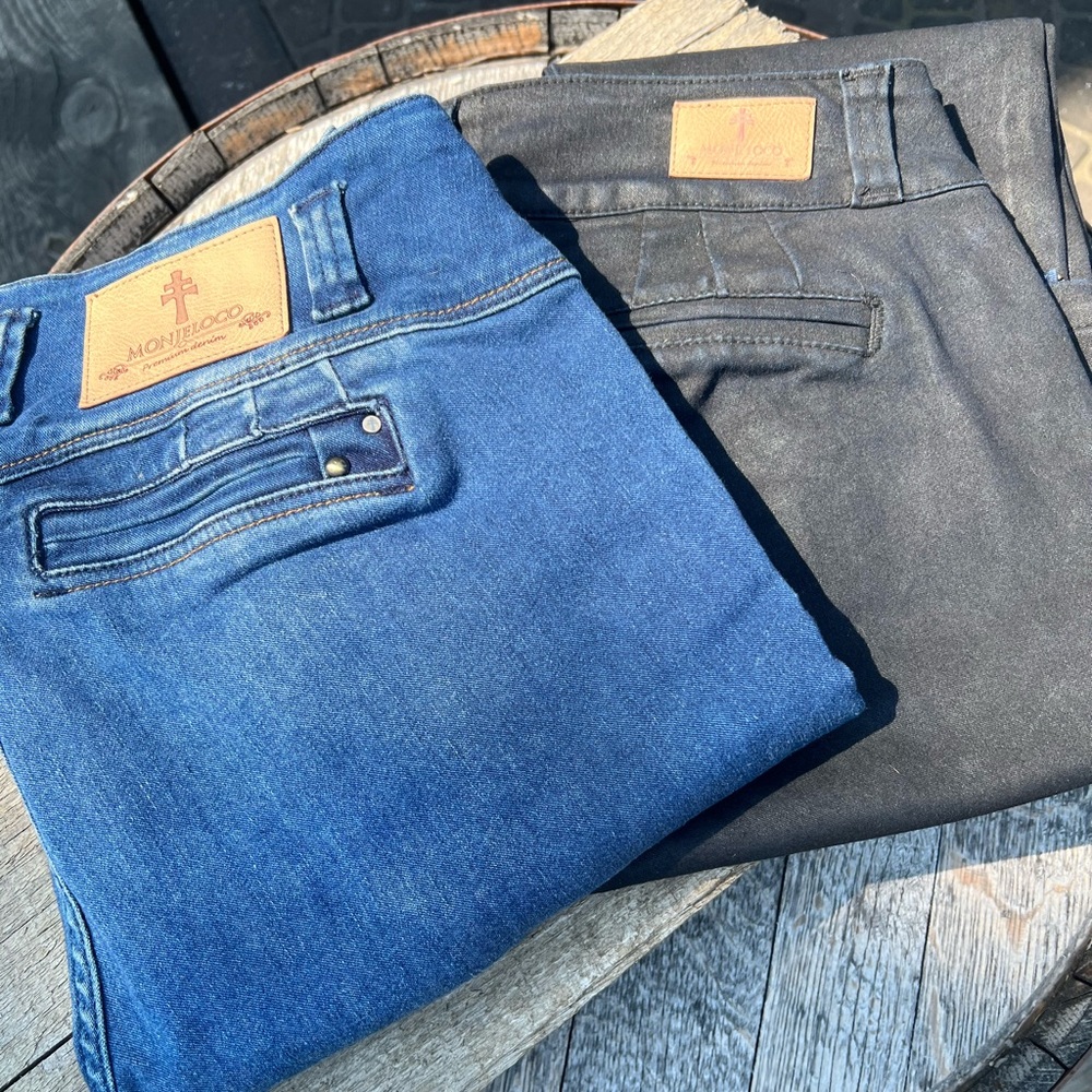 2 pair Monjeloco jeans